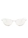 Oliver Peoples X Khatie 1998c Cat-eye Sunglasses In Silver