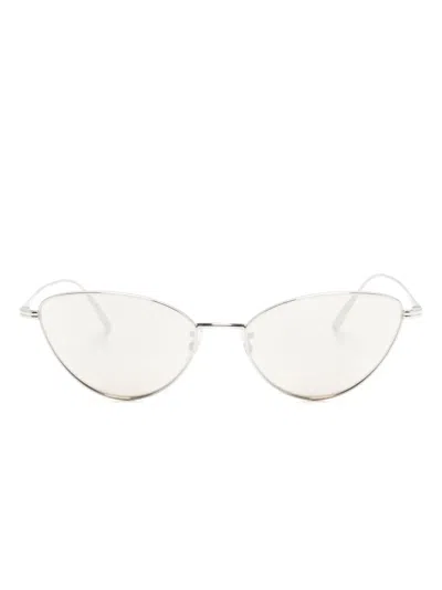 Oliver Peoples X Khatie 1998c Cat-eye Sunglasses In White