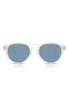 Oliver Peoples X Roger Federer 51mm Phantos Sunglasses In White