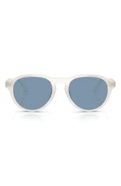Oliver Peoples X Roger Federer 51mm Phantos Sunglasses In White