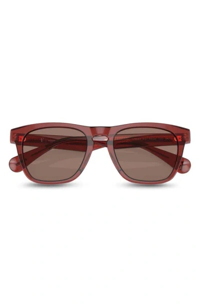 Oliver Peoples X Roger Federer 51mm Pillow Sunglasses In Red