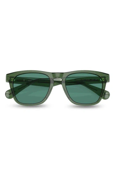Oliver Peoples X Roger Federer 54mm Pillow Sunglasses In Dark Green