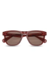 Oliver Peoples X Roger Federer 54mm Pillow Sunglasses In Dark Red