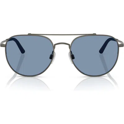 OLIVER PEOPLES OLIVER PEOPLES X ROGER FEDERER 54MM PILOT SUNGLASSES