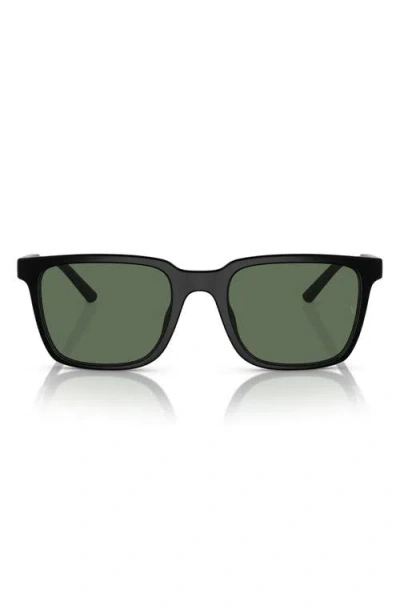OLIVER PEOPLES OLIVER PEOPLES X ROGER FEDERER MR. FEDERER 52MM POLARIZED RECTANGULAR SUNGLASSES