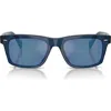 Oliver Peoples X Roger Federer Mr. Federer 55mm Polarized Rectangular Sunglasses In Blue