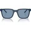 Oliver Peoples X Roger Federer Mr. Federer 55mm Rectangular Sunglasses In Blue