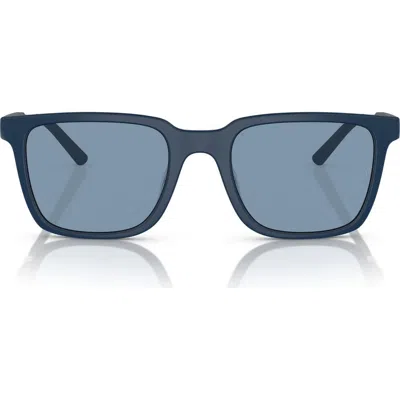 OLIVER PEOPLES OLIVER PEOPLES X ROGER FEDERER MR. FEDERER 55MM RECTANGULAR SUNGLASSES