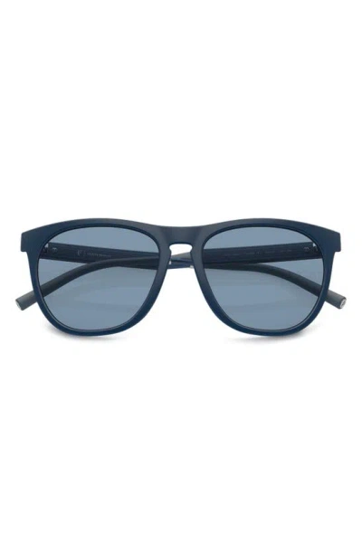 Oliver Peoples X Roger Federer R-1 55mm Irregular Sunglasses In Blue