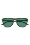 Oliver Peoples X Roger Federer R-1 55mm Irregular Sunglasses In Matte Green
