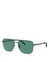 Oliver Peoples X Roger Federer R-2 Aviator Sunglasses, 56mm In Green