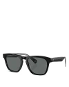Oliver Peoples 5555su Square-frame Acetate Sunglasses In Black/gray Polarized Solid