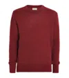 Oliver Spencer Alpaca-merino-blend Blenheim Sweater In Red
