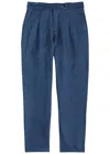 Oliver Spencer Belted Linen Trousers