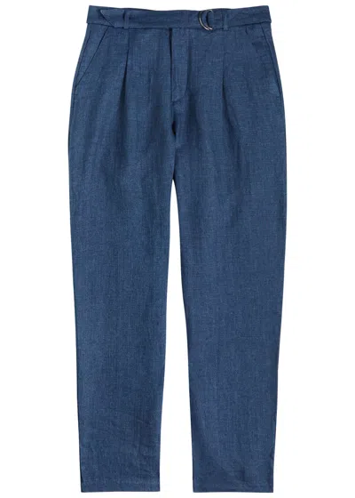 Oliver Spencer Belted Linen Trousers