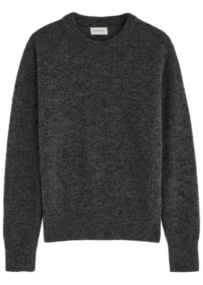 Oliver Spencer Blenheim Alpaca-blend Jumper In Grey
