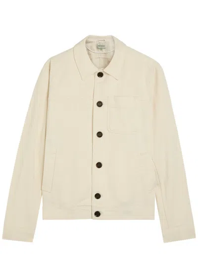 Oliver Spencer Buffalo Denim Jacket In Neutral