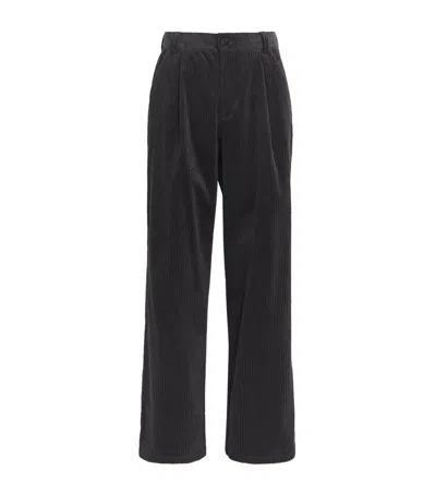 Oliver Spencer Corduroy Orsman Straight Trousers In Black