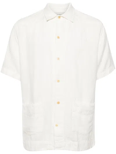 Oliver Spencer Cuban Shirt In Weiss