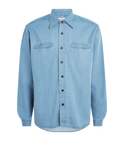 Oliver Spencer Denim Corby Shirt In Blue