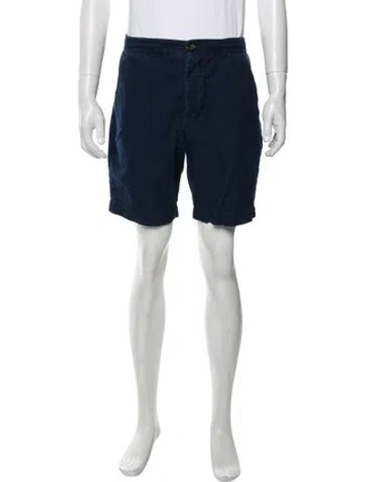 Pre-owned Oliver Spencer Flat Front Shorts In Blue