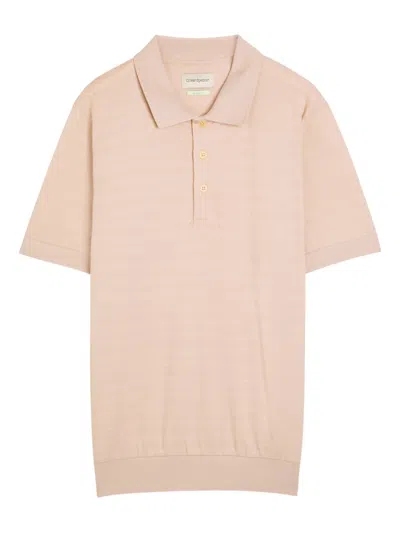 OLIVER SPENCER GLENDALE BUTTONED SHORT-SLEEVE POLO SHIRT