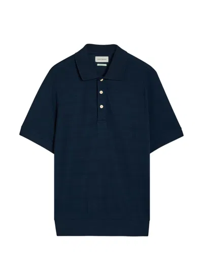 Oliver Spencer Glendale Short-sleeves Polo Shirt In Brown