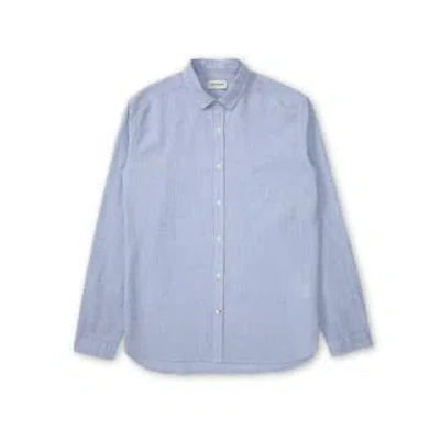 Oliver Spencer Hughes Blue Clerkenwell Tab Shirt