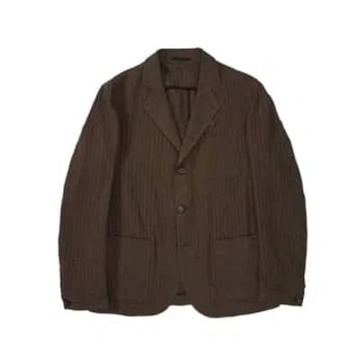 Oliver Spencer Jacket In Brown