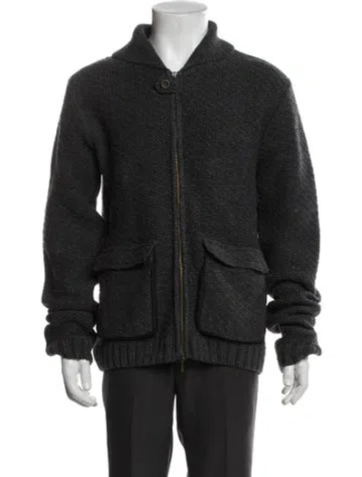 Pre-owned Oliver Spencer Lambswool Jacket In Gray