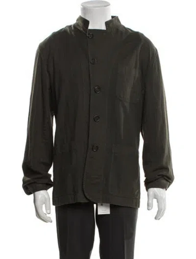 Pre-owned Oliver Spencer Long Sleeve Shirt In Green