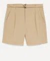 Oliver Spencer Mens Ashdown Belted Shorts In Neutral