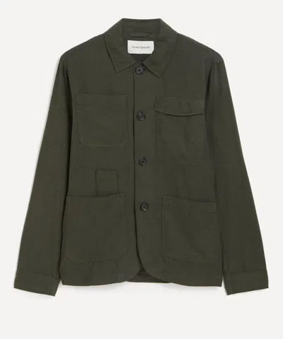 Oliver Spencer Mens Banfield Green Hythe Jacket