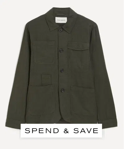 Oliver Spencer Mens Banfield Green Hythe Jacket