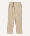 Oliver Spencer Mens Belted Sibley Cord Beige Trousers In Neutral