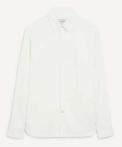 Oliver Spencer Mens Conduit Classic Draper Cream Shirt