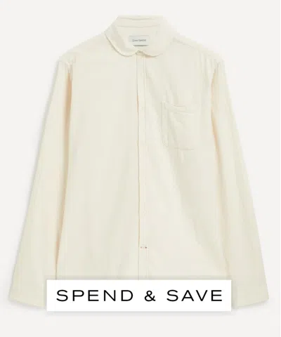 Oliver Spencer Mens Eton Rounded Collar Cotton Shirt