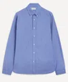 Oliver Spencer Mens Mckenzie Blue Brook Shirt In Blue