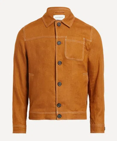 Oliver Spencer Mens Padworth Orange Buffalo Jacket