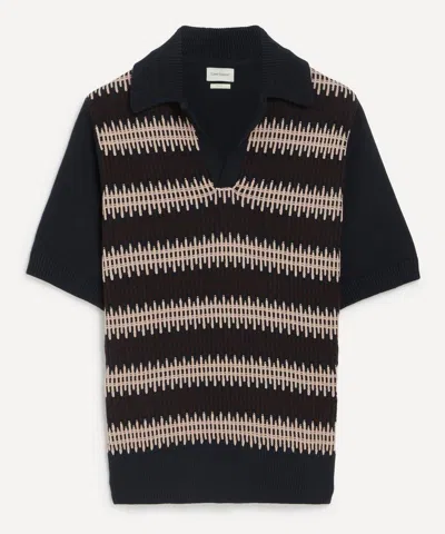 Oliver Spencer Mens Penhale Short-sleeve Polo Shirt