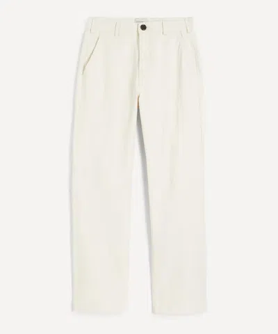 Oliver Spencer Mens Utility Trousers In Ecru