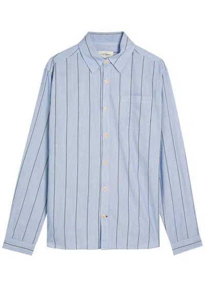 Oliver Spencer New York Striped Cotton Shirt In Blue