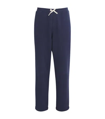 Oliver Spencer Organic Cotton Sweatpants In Blue