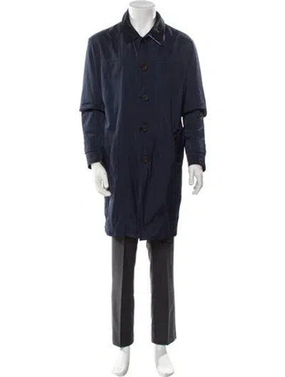 Pre-owned Oliver Spencer Overcoat In Blue