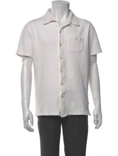 Pre-owned Oliver Spencer Short Sleeve Shirt In Gray