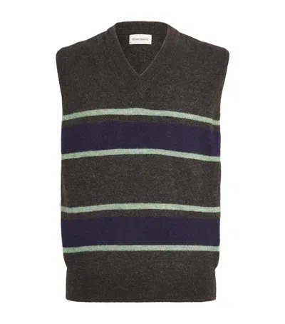 Oliver Spencer Stripe Graves Sweater Vest