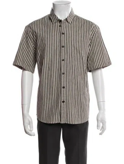 Pre-owned Oliver Spencer Striped Short Sleeve Shirt In Neutral