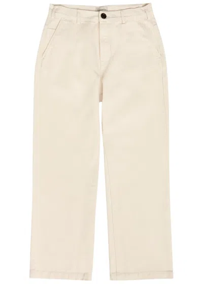 Oliver Spencer Utility Straight-leg Cotton Trousers In Neutral
