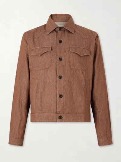 Oliver Spencer Witley Organic Cotton Jacket In Multi