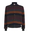 Oliver Spencer Wool Stripe Cardigan In Multi